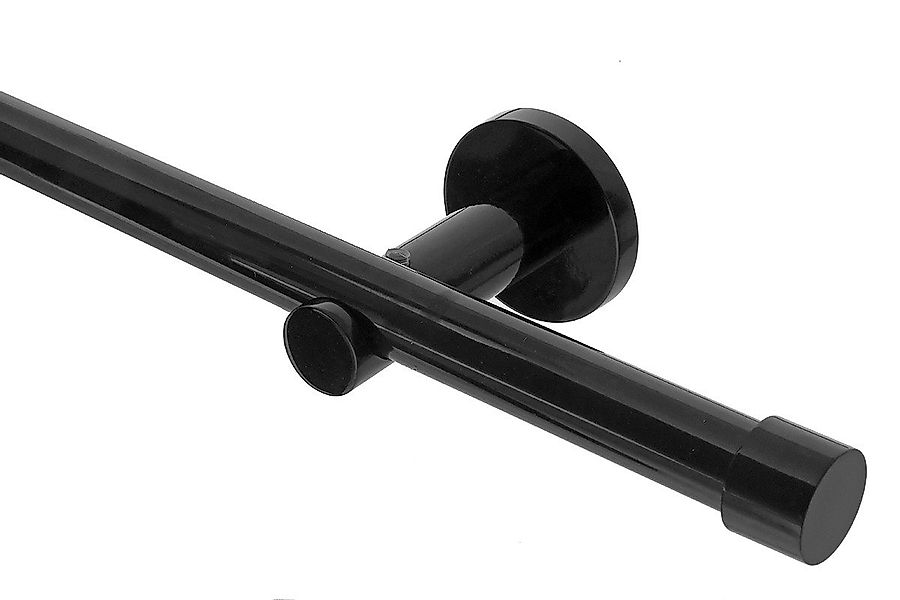 Gardineum Gardinenstange Ø 20 mm, 1-läufig, Metall, ab 2 m mittig geteilt günstig online kaufen