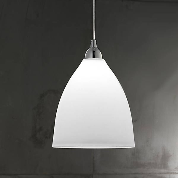 Glas-Hängeleuchte PROVENZA 27 cm weiß günstig online kaufen