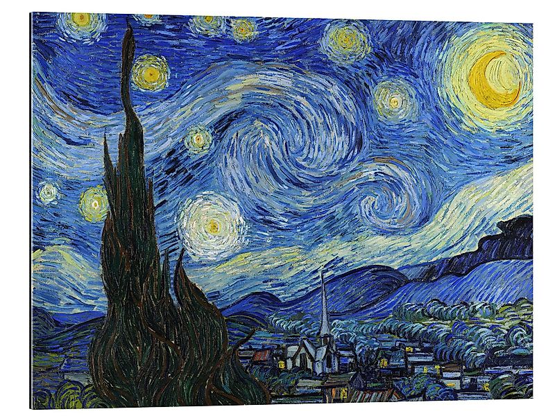 Posterlounge Wandbild Sternennacht, Vincent van Gogh, günstig online kaufen