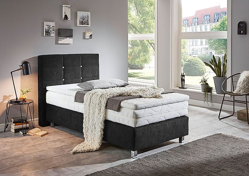 Westfalia Schlafkomfort Boxspringbett wahlweise mit Bettkasten und Topper günstig online kaufen