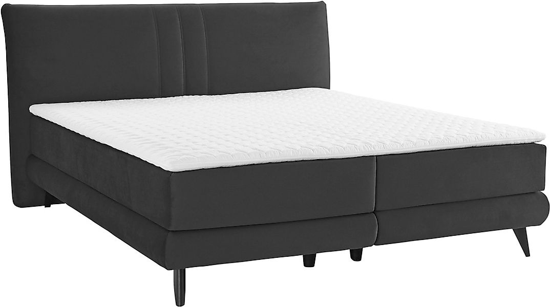 Places of Style Boxspringbett "Skien", incl. Kaltschaumtopper, 2 Härtegrade günstig online kaufen