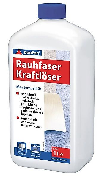 baufan® Tapetengrund Rauhfaser-Kraftlöser Tapetenablöser 1L schwere Tapeten günstig online kaufen