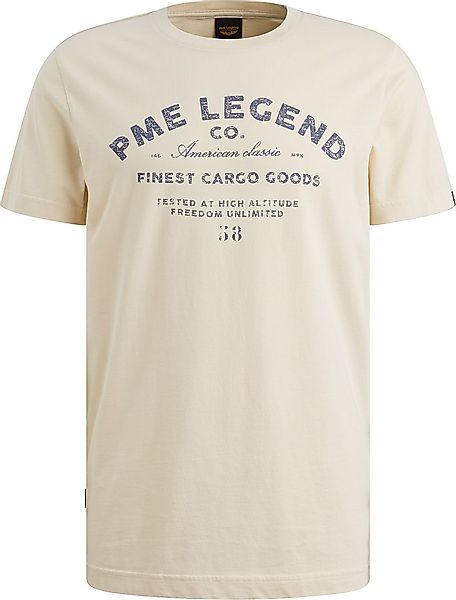 PME Legend T-Shirt Logo Artwork Ecru - Größe M günstig online kaufen