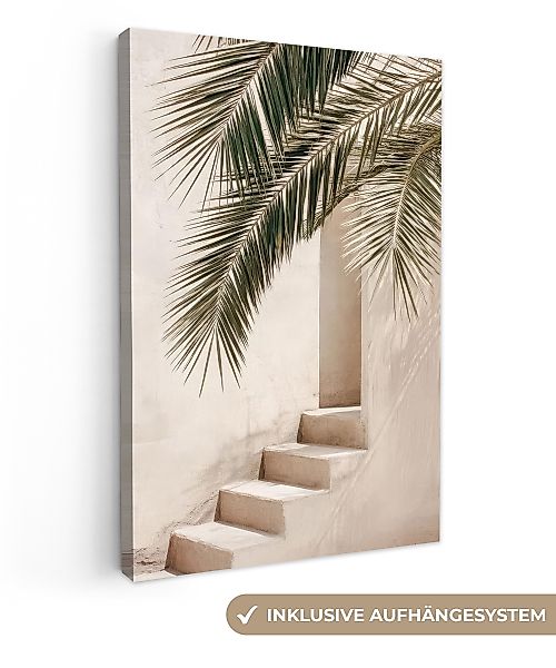 OneMillionCanvasses® Leinwandbild Palme - Schatten - günstig online kaufen