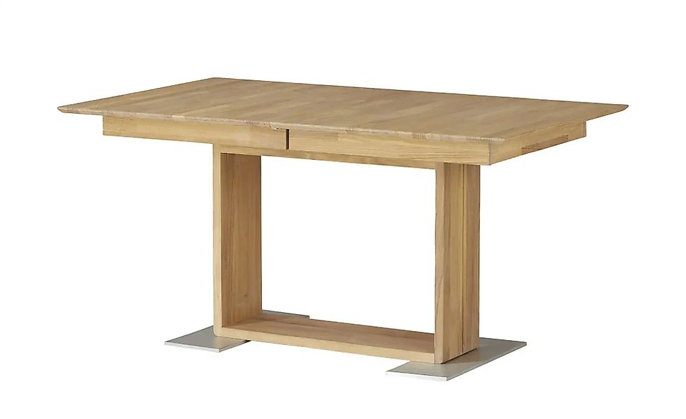 Woodford Säulentisch  ausziehbar Mila ¦ holzfarben ¦ Maße (cm): B: 90 H: 75 günstig online kaufen