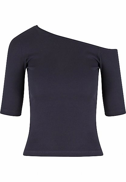 URBAN CLASSICS T-Shirt "Urban Classics Ladies Organic Asymmetric Rib Tee" 1 günstig online kaufen