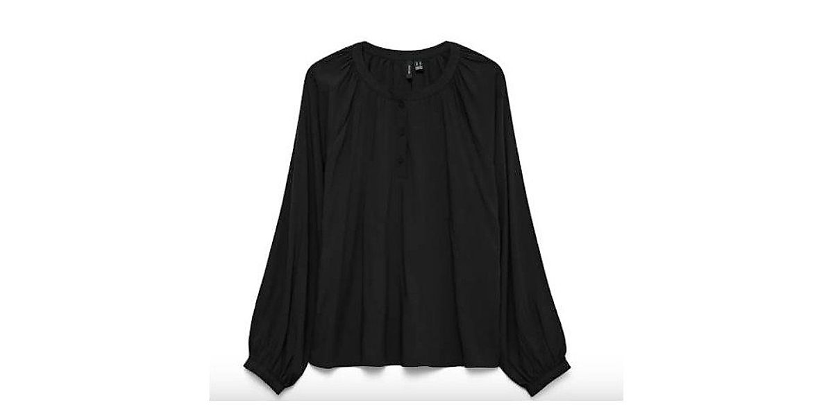 Vero Moda Blusenshirt VMBELLA LS PLACKET TOP WVN GA NOOS günstig online kaufen