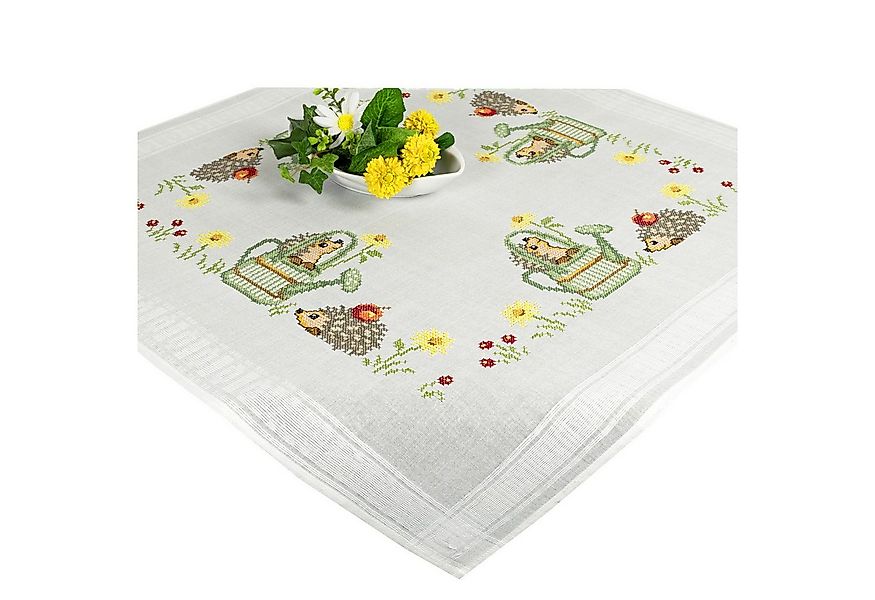 Delindo Lifestyle Kreativset Handarbeits Tischdecken Stickpackung, Sticken günstig online kaufen