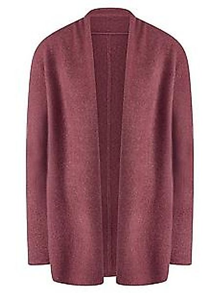 Long-Strickjacke aus Kaschmir include pink günstig online kaufen