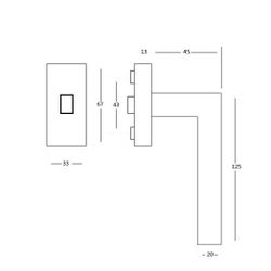MeinTürgriff Fenstergriff Trento Fenster L-Form Dreh-Kipp Weiß 7mm 24/31-36 günstig online kaufen