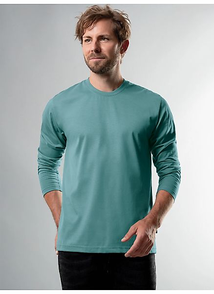 Trigema T-Shirt "TRIGEMA Langarmshirt aus 100% Baumwolle", 1 Stk. günstig online kaufen