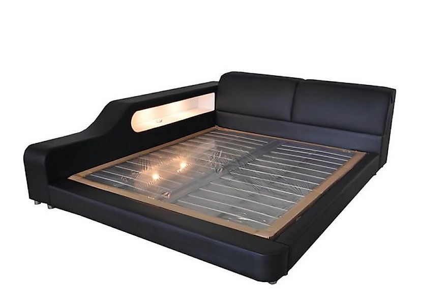 JVmoebel Bett Design Bett XXL Big Betten Leder Polster Hotel 200x200cm Mult günstig online kaufen