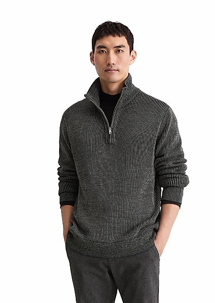 Marc OPolo Rundhalspullover "aus Baumwoll-Schurwoll-Mix" günstig online kaufen