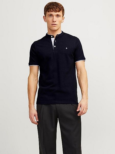 Jack & Jones Kurzarmshirt PAULOS MAO POLO mit kontrastfarbiger Kante am sch günstig online kaufen
