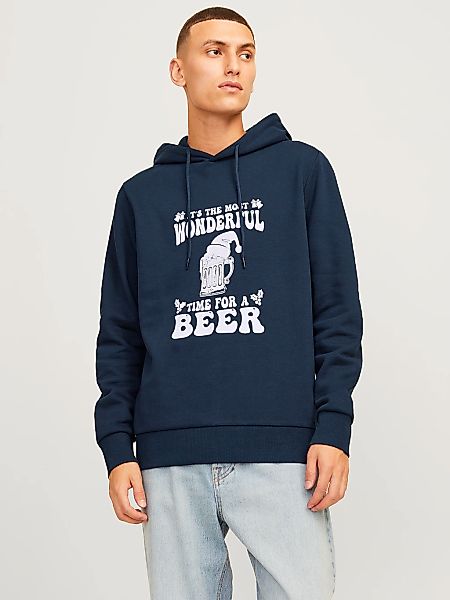 Jack & Jones Kapuzensweatshirt "JJXMAS ONE COLOR FUNNY SWEAT HOOD" günstig online kaufen