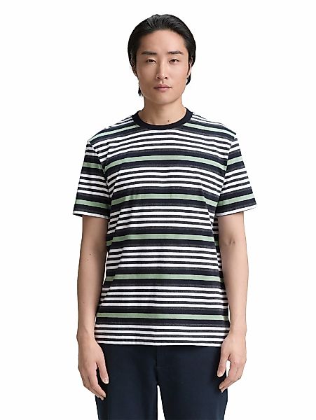 TOM TAILOR T-Shirt im Streifen-Look günstig online kaufen