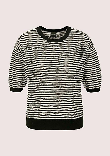 MADELEINE Longpullover "Wollpullover Sommerpullover mit Streifenmuster" Str günstig online kaufen