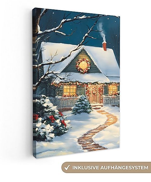 OneMillionCanvasses® Leinwandbild Weihnachten - Weihnachtsbaum - Winter - Z günstig online kaufen
