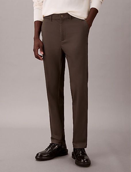 Calvin Klein Stoffhose "SLIM TAPERED SATEEN CHINO TROUSE", slim fit günstig online kaufen