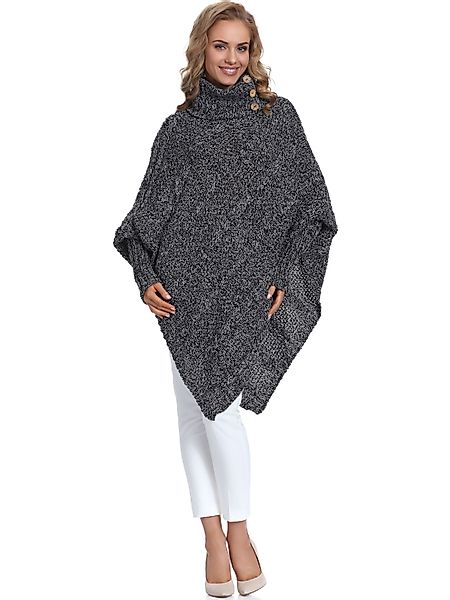 Merry Style Strickponcho Damen Poncho C46l4 günstig online kaufen