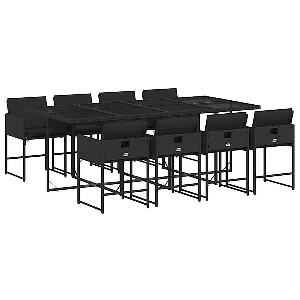 vidaXL Garten-Essgruppe 9-tlg. Garten-Essgruppe mit Kissen günstig online kaufen