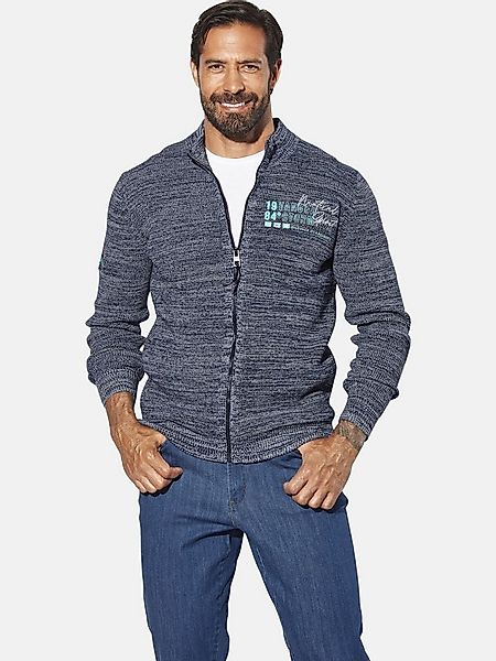 Jan Vanderstorm Cardigan AKSELLUND mit großem Brust-Print günstig online kaufen