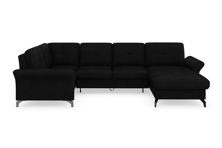 Home affaire Wohnlandschaft "Calando U-Form" wahlweise mit Bettfunktion, Be günstig online kaufen