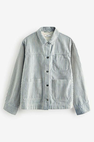 Next Sommerjacke Hemdjacke aus Baumwolle (1-St) günstig online kaufen