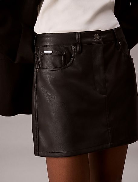 Calvin Klein Jeans Lederimitatrock FAUX LEATHER günstig online kaufen