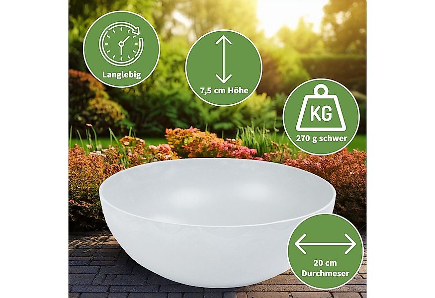 matches21 HOME & HOBBY Blumentopf Runde bauchige 20 cm Pflanzschale für dra günstig online kaufen