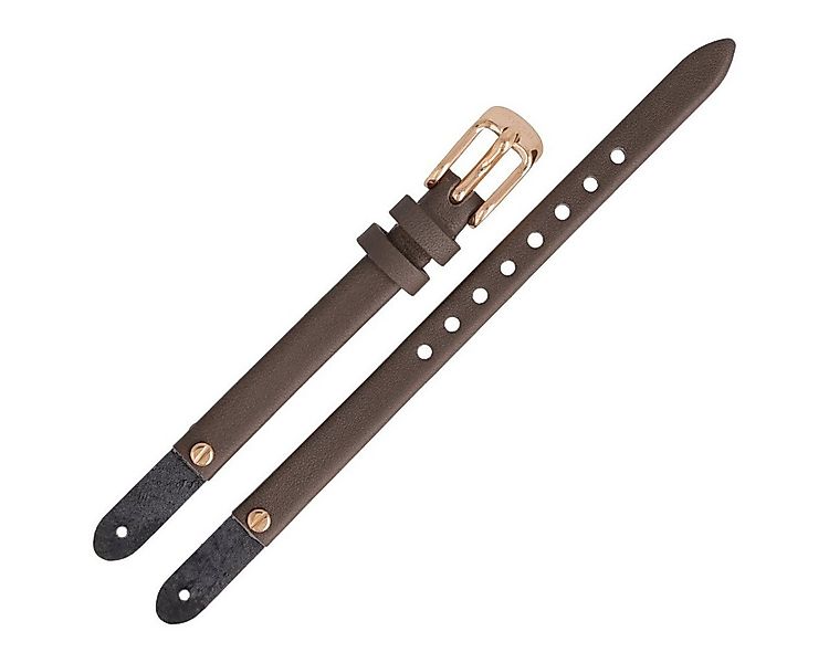 Fossil Uhrenarmband 8mm Leder Braun ES-3862 LB-ES3862 günstig online kaufen