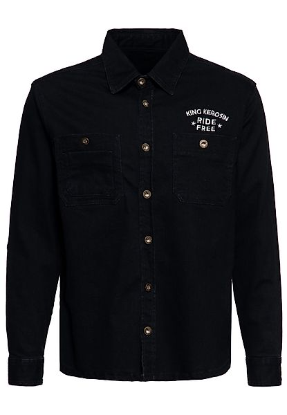 KingKerosin Kurzarmhemd Ride Free Live Free günstig online kaufen