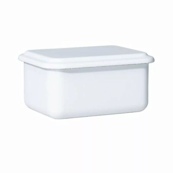 Riess Serve + Store Vorratsbehälter small / hoch Weiß - Emaille günstig online kaufen