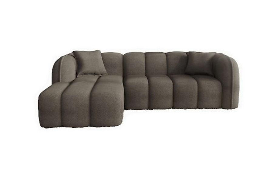 Sofa Dreams Polsterecke Miramar L Form kurz 4-Sitzer, 3 verschiedene Stoffb günstig online kaufen