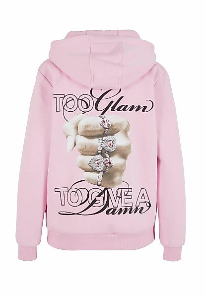 Miss Tee Kapuzenpullover "Miss Tee Give A Damn Ladies Fluffy Hoody" günstig online kaufen