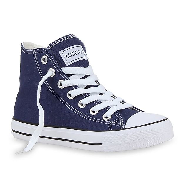 VAN HILL 94589 Sneaker Damen High Top Sneaker Sportschuhe Kult Schnürer Tur günstig online kaufen