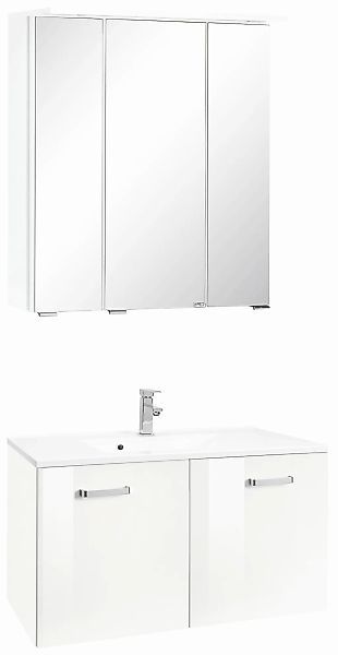 welltime Badmöbel-Set "Ravenna" 2 Stk. tlg. Breite 70 cm, inklusive Bad-Spi günstig online kaufen