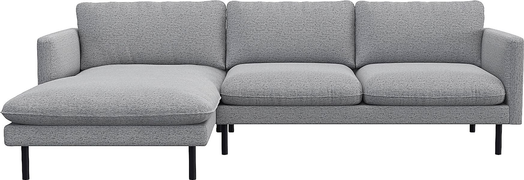 FLEXLUX Ecksofa »Bolzano, elegant und bequem, L-Form«, Sitzaufbau mit Kalts günstig online kaufen