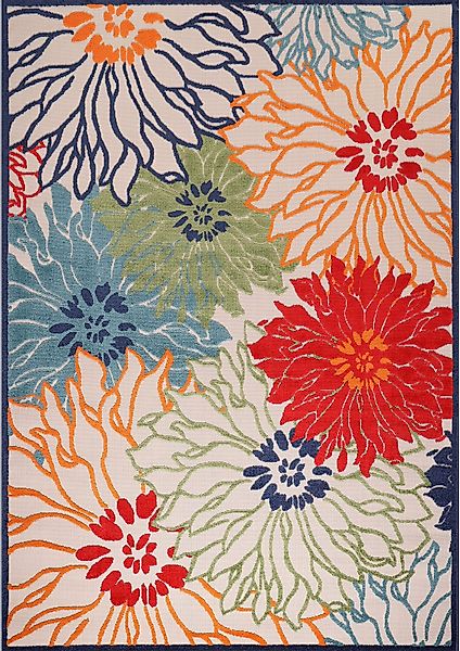 Sanat Teppich »Floral 2 Outdoor« rechteckig 6 mm Höhe In- und Outdoor geeig günstig online kaufen
