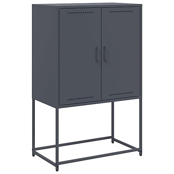 vidaXL Highboard Anthrazit 68,5x38,5x107 cm Stahl 846508 günstig online kaufen