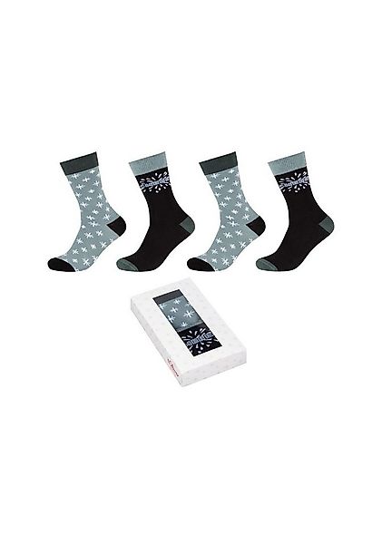 s.Oliver Socken Weihnachtssockenbox 4er Pack günstig online kaufen