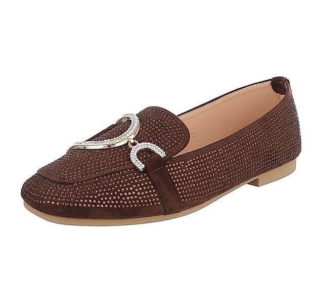 Ital-Design Elegante Loafers mit Schnalle für Damen - Bequem und stilvoll S günstig online kaufen