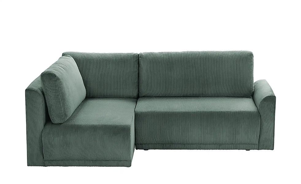 Ecksofa mit Schlaffunktion Malyn ¦ grün ¦ Maße (cm): B: 235 H: 90 T: 160.0 günstig online kaufen