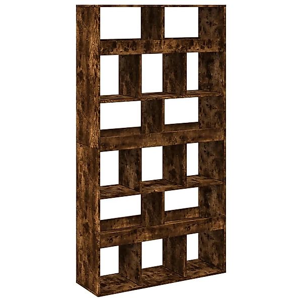 vidaXL Bücherregal Raumteiler Räuchereiche 100x33x187,5 cm günstig online kaufen