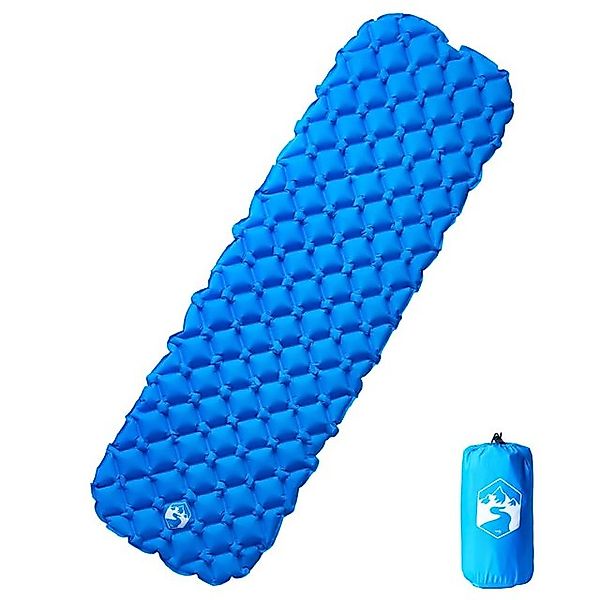 vidaXL Luftbett Isomatte Aufblasbar Blau 190x58x6 cm günstig online kaufen