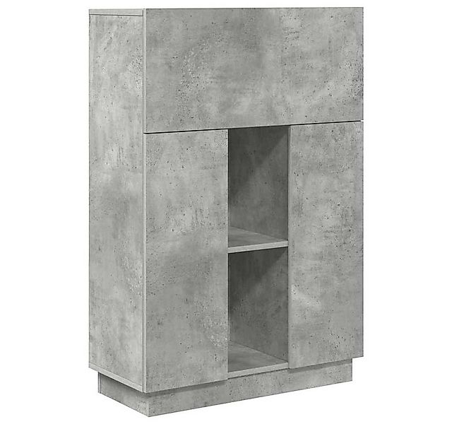 vidaXL Schreibtisch Schreibtisch Beton Grau 71.5 x 31.5 x 106.5 cm Holzwerk günstig online kaufen