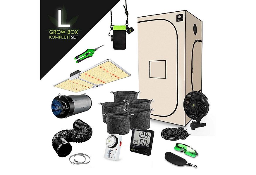 Cannabis 4 Home Gewächshaus Canna4Home GrowBox Komplettset 100 x 100 x 200c günstig online kaufen