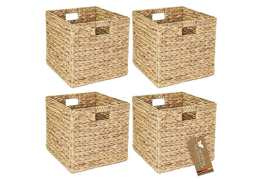 HMF Regalkorb Aufbewahrungskorb, geflochten aus Wasserhyazinthe, passend fü günstig online kaufen