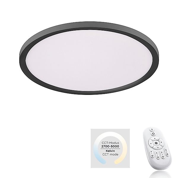 JUST LIGHT LED Deckenleuchte »FLAT«, 1 flammig, Leuchtmittel LED-Board   LE günstig online kaufen