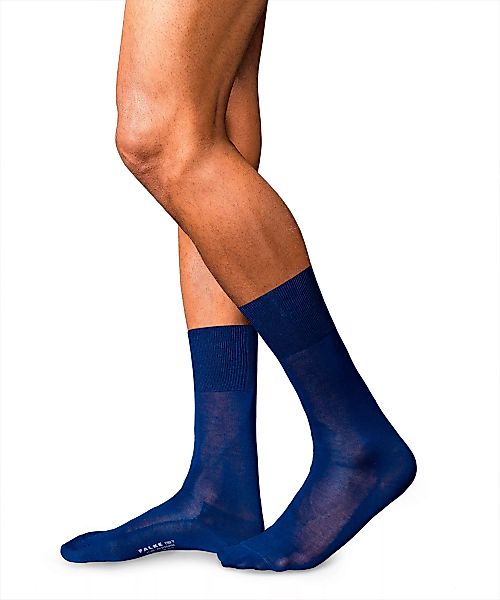 FALKE No. 9 Pure Fil d´Écosse Gentlemen Socken, Herren, 45-46, Blau, Uni, B günstig online kaufen